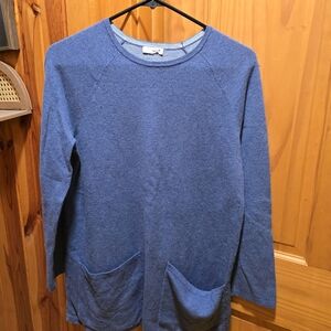 Blue Crew Neck Sweater